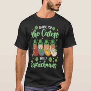 The Cutest Little Leprechauns NICU Nurse St Patric T-Shirt