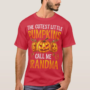 The Cutest Little Pumpkin Call Me Grandma Horror H T-Shirt
