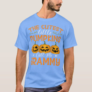 The Cutest Little Pumpkins Call Me Grammy Hallowee T-Shirt