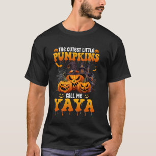 The Cutest Little Pumpkins Call Me Yaya Halloween T-Shirt
