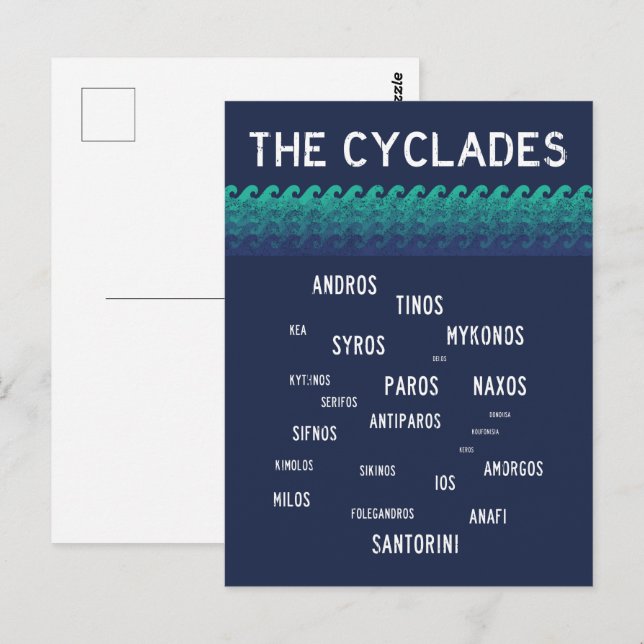 The Cyclades, Greece Postcard (Front/Back)