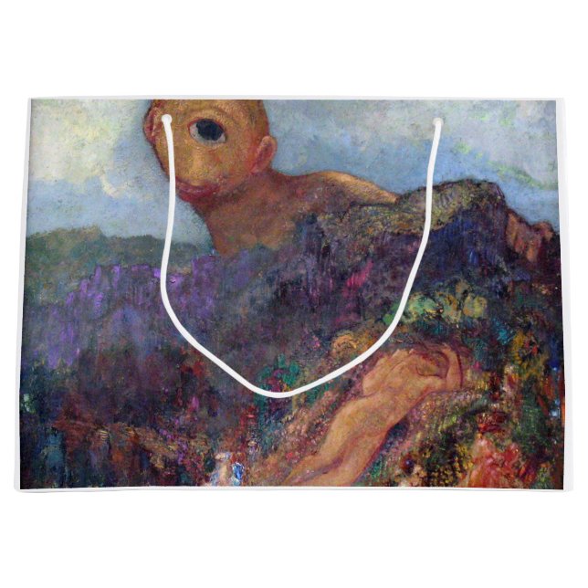The Cyclops, Redon, 1898-1900 Large Gift Bag (Front)