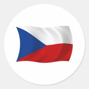The Czech Republic Flag Sticker