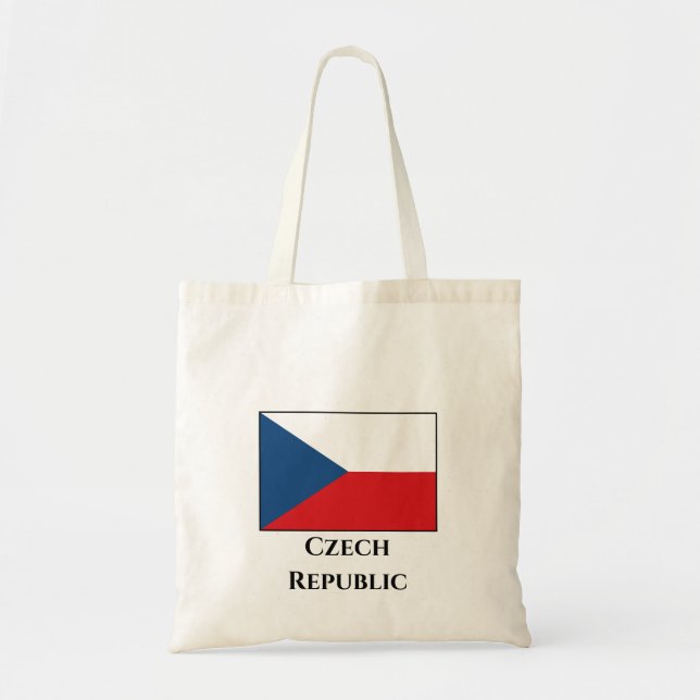 The Czech Republic Flag Tote Bag (Front)