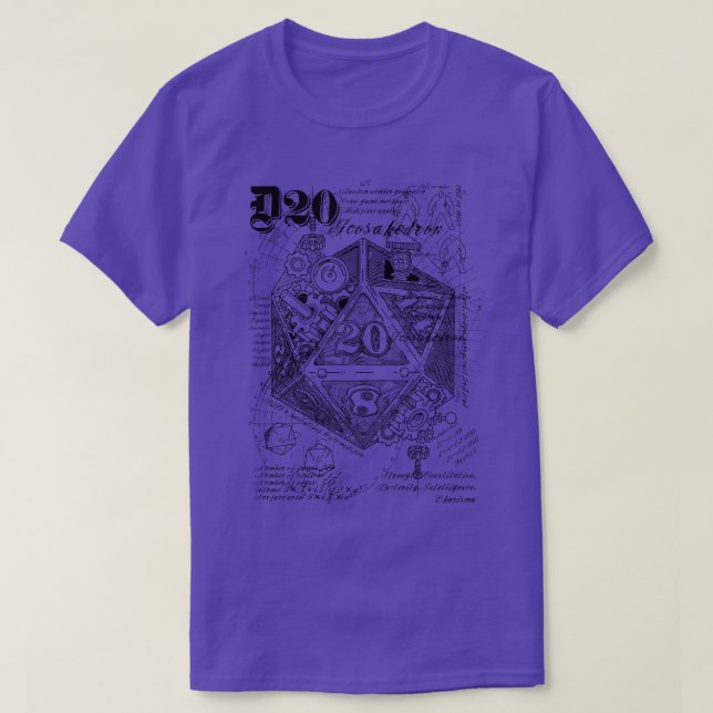 The D20 T-Shirt (Design Front)