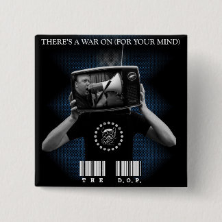 The D.O.P. - There's a War On 2" Square Button
