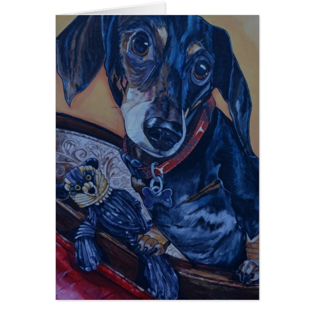 The Dachshund Card (Front)