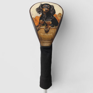 The Dachshund Dog 003 - Odessa Leyendecker Golf Head Cover