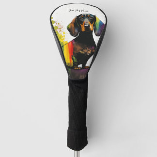 The Dachshund Dog - Composition 004 Golf Head Cover