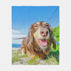 The Dachshund Is A Perfectly Engineered Dog Xmas P Fleece Blanket
