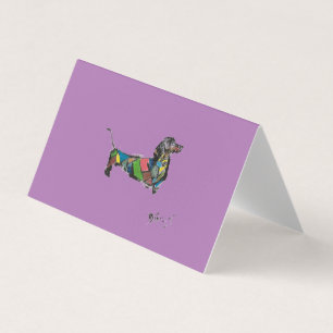 The Dachshund Magnetic Card