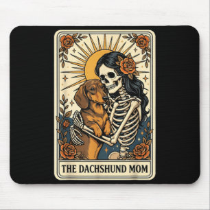 The Dachshund Mum Tarot Card Mouse Mat