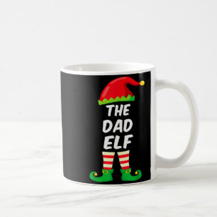The Dad Elf Family Matching Funny Christmas Costum Coffee Mug