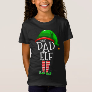 The Dad Elf Family Matching Group Christmas Gift D T-Shirt