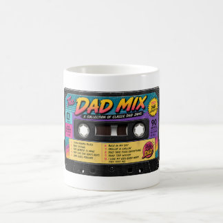 The Dad Mix Retro 80s Cassette Tape Coffee Mug