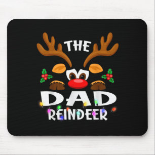 The Dad Reindeer Christmas Men Women Mouse Mat