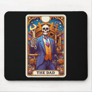 The Dad Tarot Card Skeleton Fathers Day Daddy Byby Mouse Mat