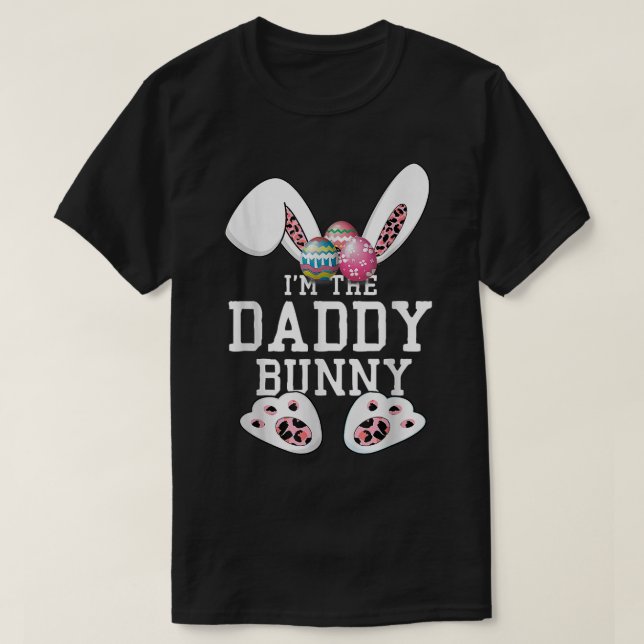 The Daddy Bunny Matching Family Happy Easter Day E T-Shirt (Design Front)