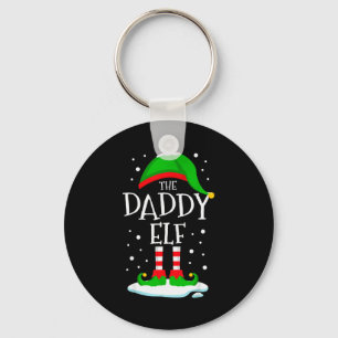 The Daddy Elf Christmas Family Matching Xmas Dad G Key Ring