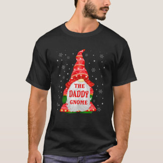 The Daddy Gnome Christmas Matching Family Xmas Hol T-Shirt