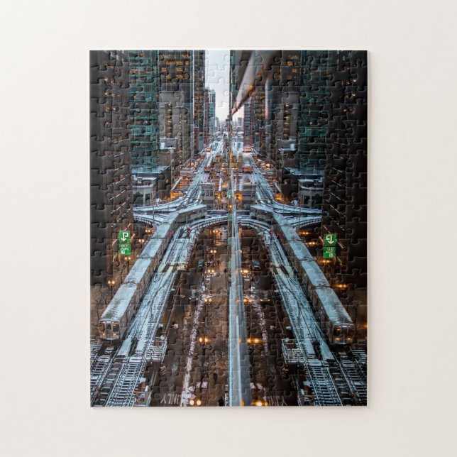 The Daily Jigsaw Puzzle/Subway Train Jigsaw Puzzle (Vertical)