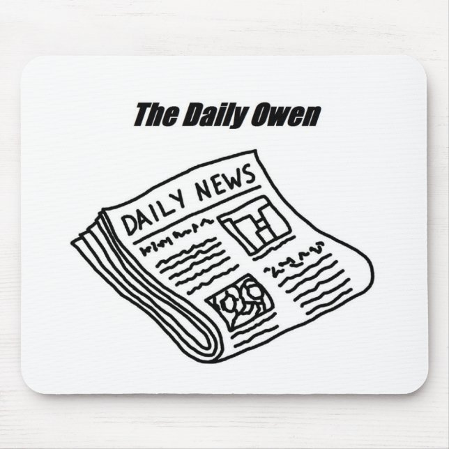 The Daily Owen Mouse Mat (Front)