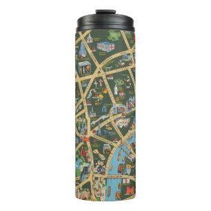 The Daily Telegraph Picture Map of London Thermal Tumbler