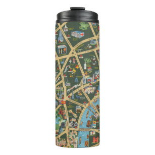 The Daily Telegraph Picture Map of London Thermal Tumbler