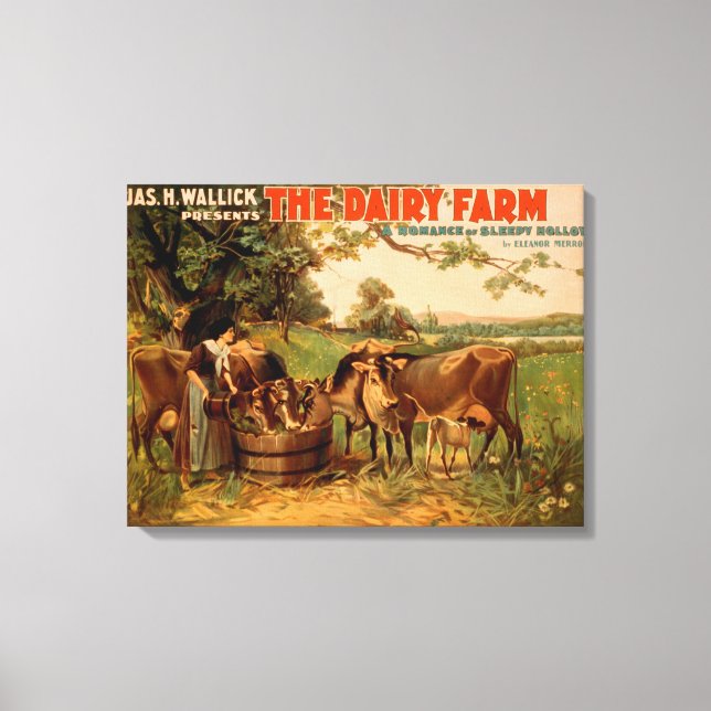 The Dairy Farm a Romance of Sleepy Hollow Play Canvas Print (Front)