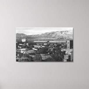 The Dalles, Oregon Dock View from 4th Street Canvas Print