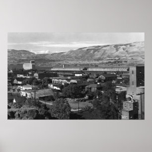 The Dalles, Oregon Dock View from 4th Street Poster