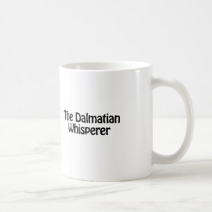the dalmatian whisperer coffee mug