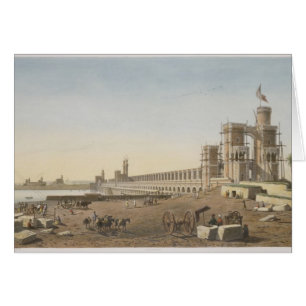The Dam across the Nile, the building of the Aswan