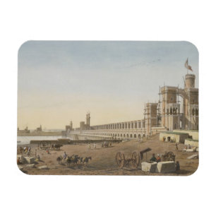 The Dam across the Nile, the building of the Aswan Magnet