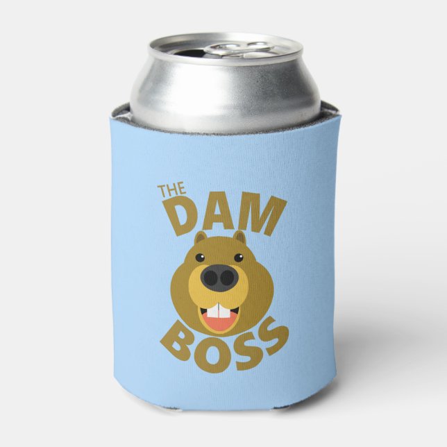 The Dam Boss Can Cooler (Can Front)