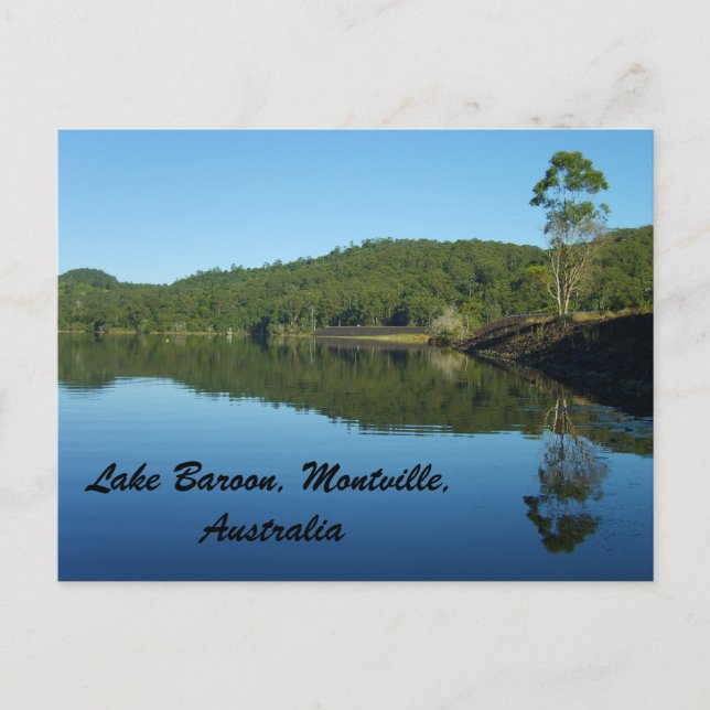 The Dam on Lake Baroon,  Montville, Australia Postcard (Front)