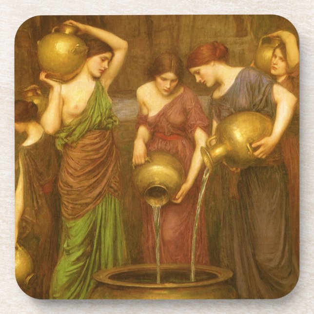 The Danaides by John William Waterhouse Coaster (Front)