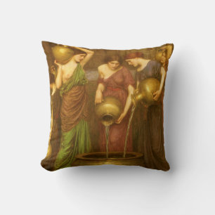 The Danaides by John William Waterhouse Cushion