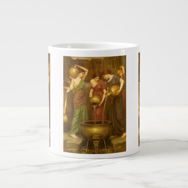 The Danaides by John William Waterhouse Large Coffee Mug (Front)