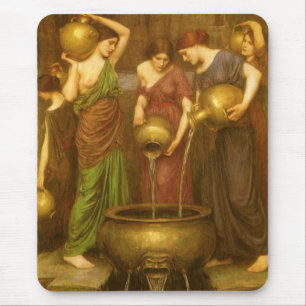 The Danaides by John William Waterhouse Mouse Mat