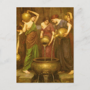 The Danaides by John William Waterhouse Postcard