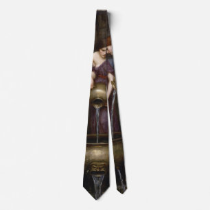 The Danaides by John William Waterhouse Tie