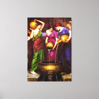 The Danaïdes ~ John William Waterhouse Canvas Print