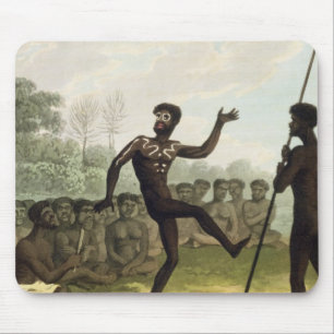 The Dance, aborigines from New South Wales engrave Mouse Mat