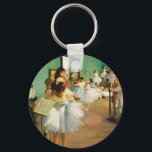The Dance Class (1874) by Edgar Degas Key Ring<br><div class="desc">The Dance Class (1874) by Edgar Degas.</div>