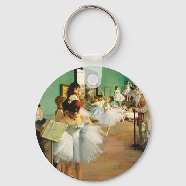 The Dance Class (1874) by Edgar Degas Key Ring (Front)