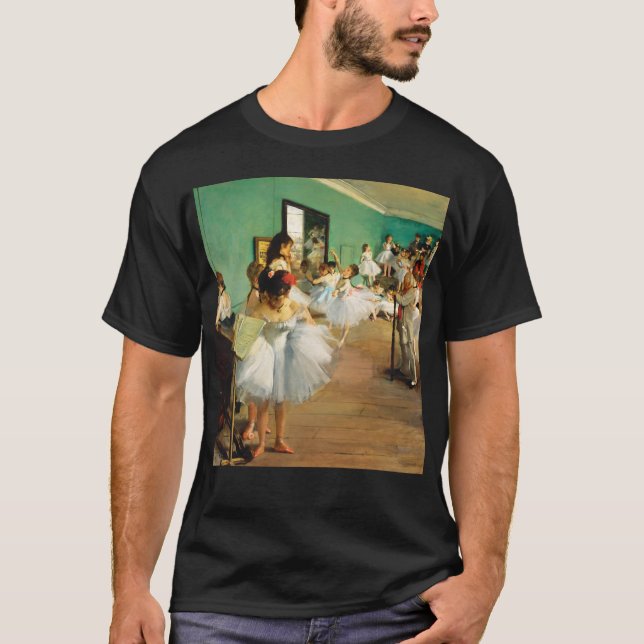 The Dance Class (1874) by Edgar Degas T-Shirt (Front)