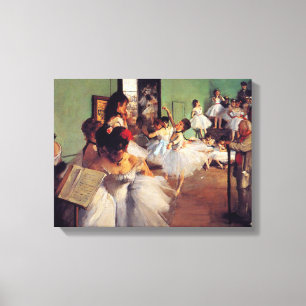 The Dance Class by Edgar Degas Canvas Print