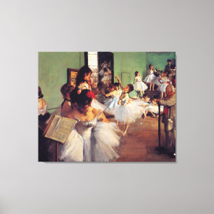 The Dance Class by Edgar Degas Canvas Print