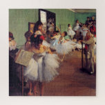 The Dance Class by Edgar Degas  Jigsaw Puzzle<br><div class="desc">edgar degas The Dance Class from 1874.

This work is in the public domain.</div>